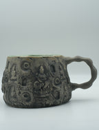 Dunhuang Echo – Handmade Ceramic Mug from Jingdezhen